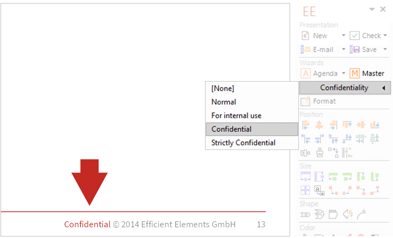 how to add footnote in powerpoint 2010